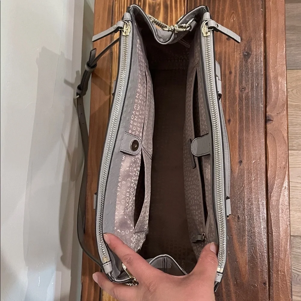 Kate Spade New York Loden Bristol Drive Ostrich Embossed Leather Bag